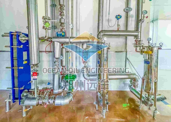 Vollautomatische Speiseöl-Raffinierungs-Kontinuierliche Anlage 3-Phasen-Kleinmaschine 380V/440V