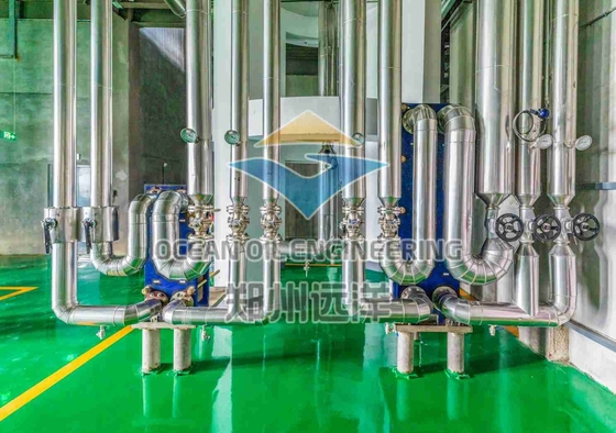Hohe Öleffizienz Fraktionsanlage und Energieeinsparung mit 3 m Düsenhöhe