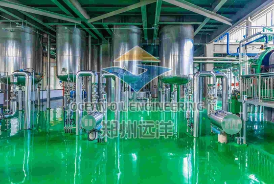 ISO9001 Speiseölraffinerienmaschine 1000T/D mit Steuerungssystem