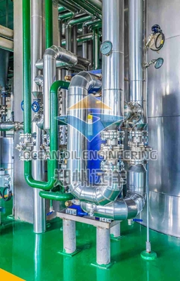 10-500 Tonnen/Tag Biodiesel-Ausrüstung Wasserkühlung mit PLC-Steuerungssystem