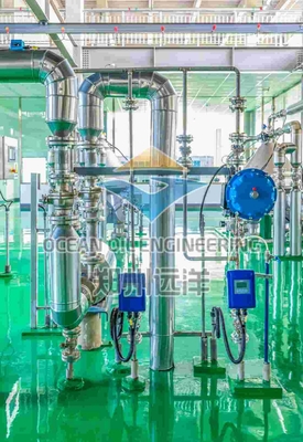 Temperatur 200 °C Fraktionierungsanlage API 650 für Palmöl mit Druck von 0,3 MPa